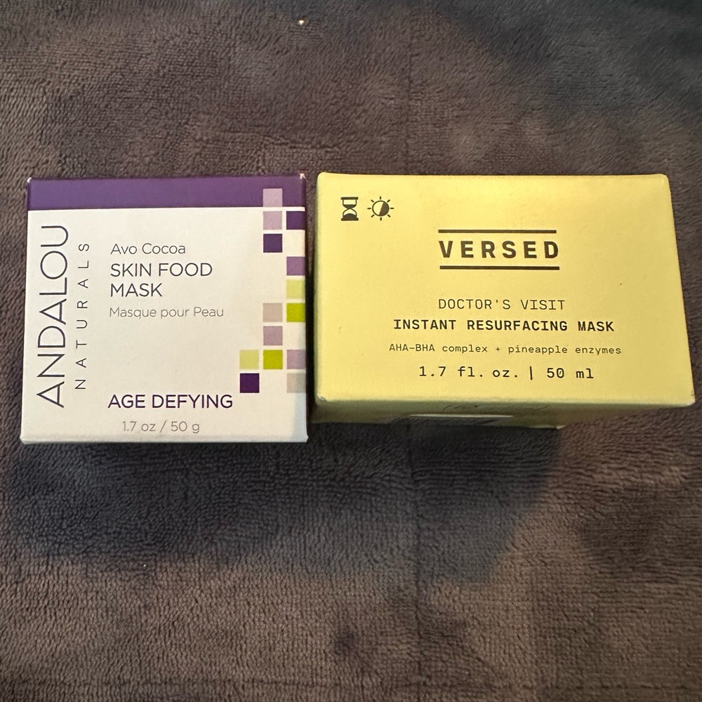 New!   Natures Intelligence skin food mask/Versed resurfacing mask